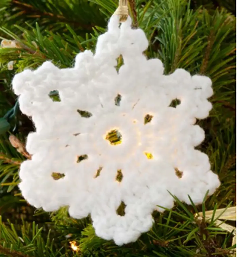 Complimentary Beginner Friendly crochet pattern: Snowflake Ornament Crochet Pattern - Simple to follow guide
