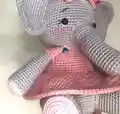 Little Elephant Amigurumi Pattern step 3 - details and accessories