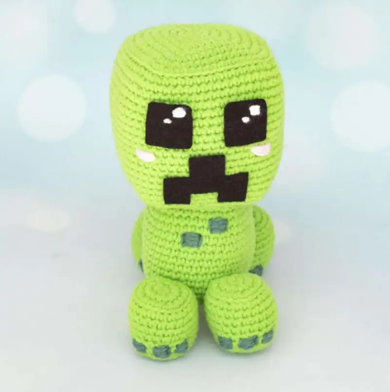 Quality crochet pattern: Kawaii Creeper Amigurumi Pattern - Intermediate level guide with complete instructions