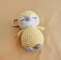 Mini Penguin Keychain Amigurumi Pattern step 4 - final assembly and finishing