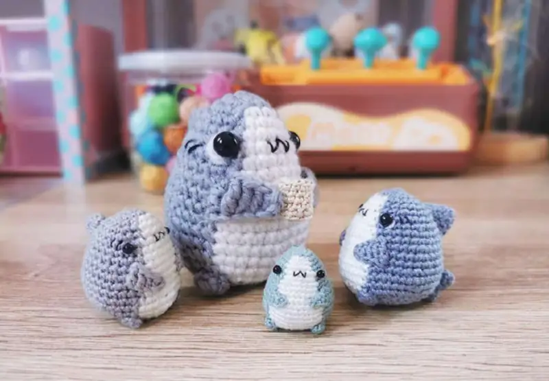Complimentary Beginner Friendly crochet pattern: Sharkito the Polite Shark Amigurumi Pattern - Simple to follow guide
