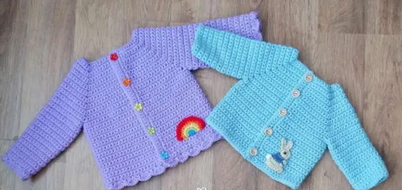 Complimentary Intermediate crochet pattern: Simple Playdays Cardigan Pattern - Simple to follow guide