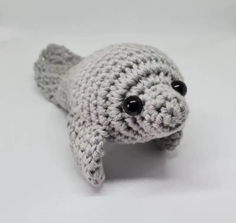 Complimentary Beginner Friendly crochet pattern: Manatee Friend Amigurumi Pattern - Simple to follow guide