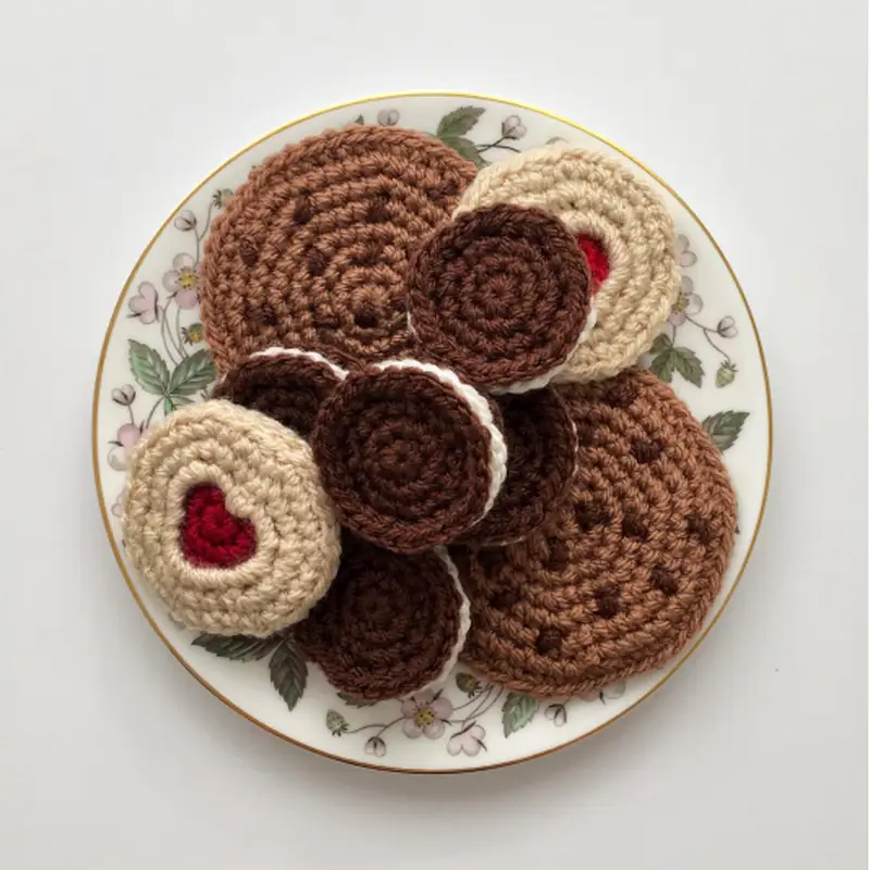 Complimentary Beginner Friendly crochet pattern: Crochet Biscuits Pattern - Simple to follow guide