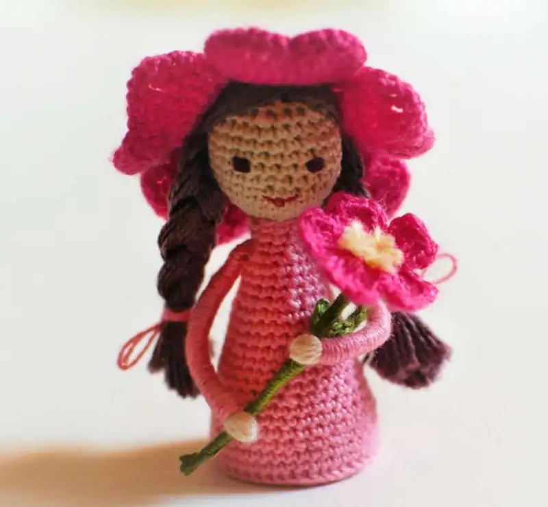 Complimentary Advanced crochet pattern: Wild Rose Fairy Amigurumi Pattern - Simple to follow guide