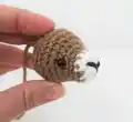 Bobby the Bighorn Sheep Amigurumi Pattern step 2 - assembly progress
