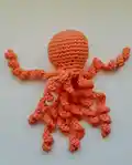 Crochet Octopus Pattern step 3 - details and accessories
