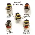 Crochet Bumblebees Amigurumi Pattern step 2 - assembly progress