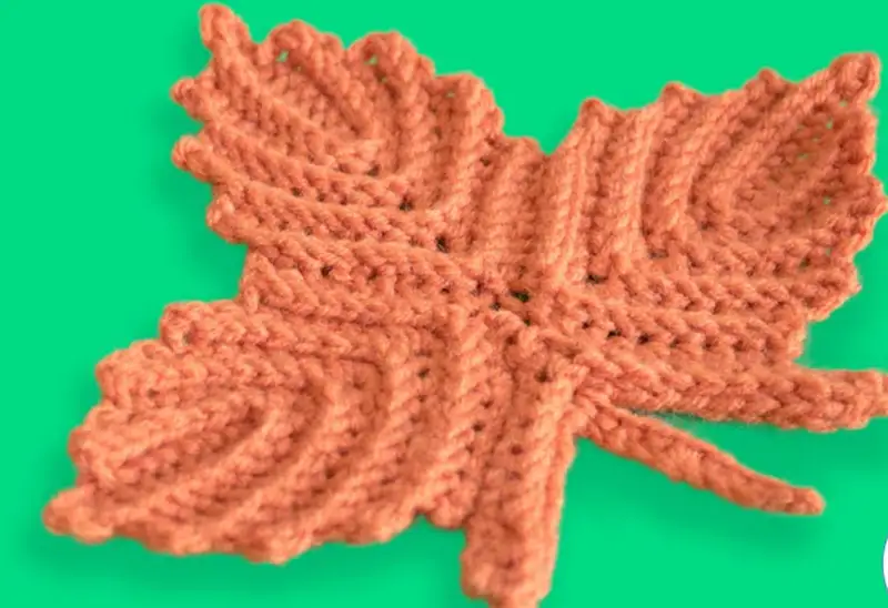 Complimentary Intermediate crochet pattern: Canadian Maple Leaf Coaster Pattern - Simple to follow guide