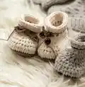 Baby Shoes Ivelle Crochet Pattern step 1 - construction progress