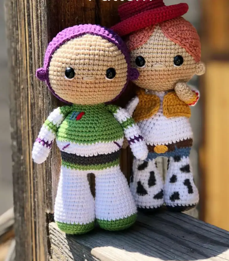 Complimentary Intermediate crochet pattern: Buzz Lightyear Amigurumi Pattern - Simple to follow guide