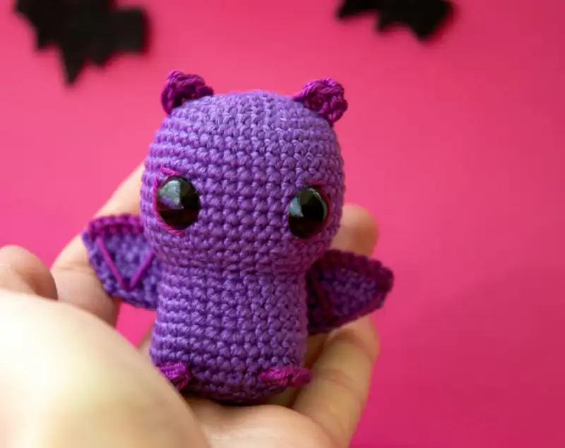 Complimentary Beginner Friendly crochet pattern: Baby Bat Amigurumi Pattern - Simple to follow guide