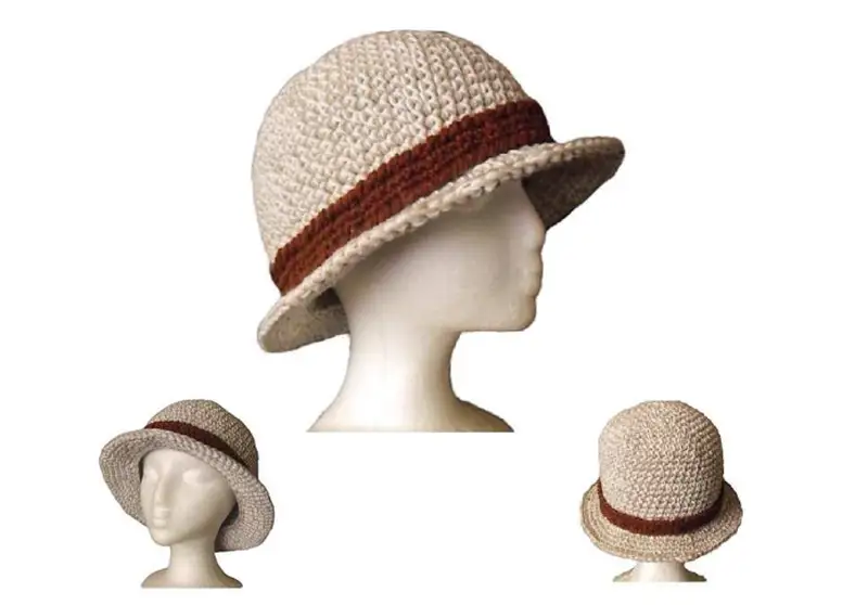 Complimentary Intermediate crochet pattern: Bucket Hat with Straight Brim Crochet Pattern - Simple to follow guide