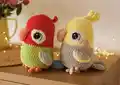 Lovebird and Parrot Amigurumi Pattern step 4 - final assembly and finishing