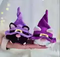 Halloween Cats Amigurumi Pattern step 1 - construction progress