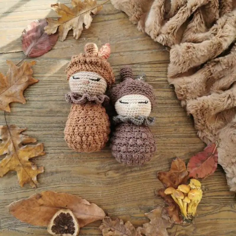 Complimentary Intermediate crochet pattern: Magic Pine Cone Fairy Amigurumi Pattern - Simple to follow guide
