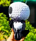 Jack Skellington Amigurumi Pattern step 4 - final assembly and finishing