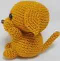 Puppy Dog Friend Amigurumi Pattern step 4 - final assembly and finishing