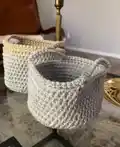 Simple Basket Crochet Pattern step 3 - details and accessories