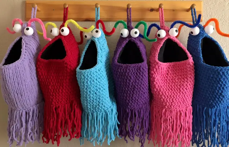 Complimentary Intermediate crochet pattern: Yip Yips Alien Storage Basket Pattern - Simple to follow guide