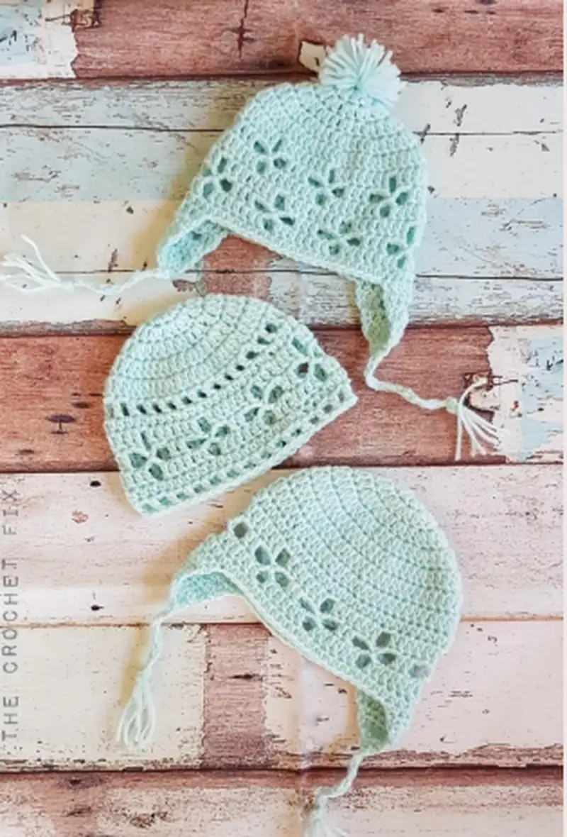Complimentary Intermediate crochet pattern: Vintage Vibes Baby Beanie Crochet Pattern - Simple to follow guide