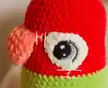Lovebird and Parrot Amigurumi Pattern step 3 - details and accessories