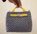 Giada Crochet Bag Pattern step 1 - construction progress