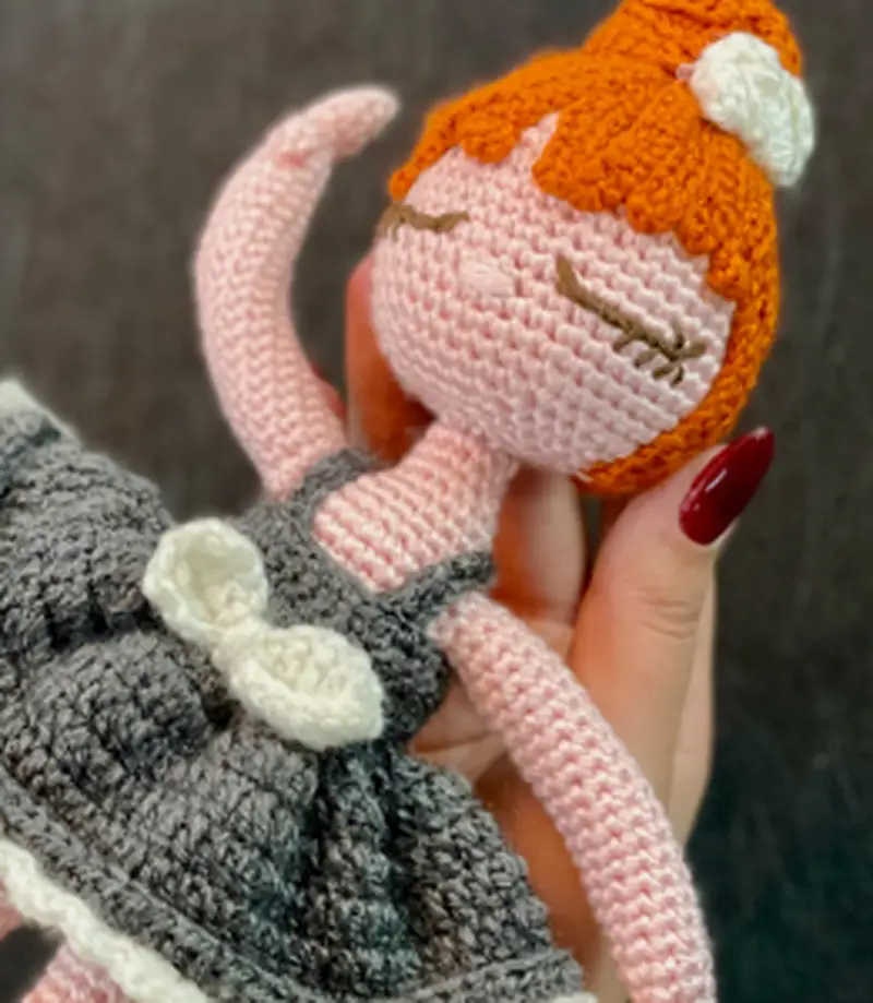 Complimentary Intermediate crochet pattern: Ballerina Doll Amigurumi Pattern - Simple to follow guide