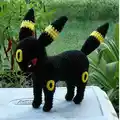 Umbreon Plushie Amigurumi Pattern step 2 - assembly progress