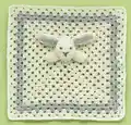 Snuggle Bunny Baby Blanket Crochet Pattern step 4 - final assembly and finishing