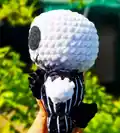 Jack Skellington Amigurumi Pattern step 2 - assembly progress