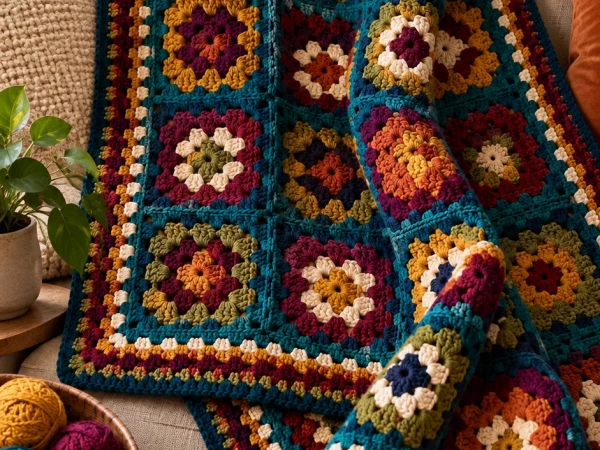 Autumn Granny Square Crochet Hobo Bag Pattern — Free Crochet Pattern ...