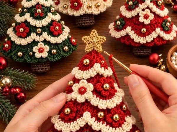 Mini Crochet Christmas Tree Pattern