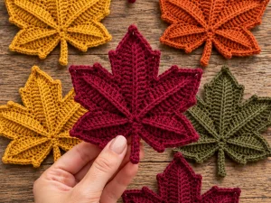 Crochet Maple Leaf Pattern – Beautiful Autumn Leaves Step-by-Step Tutorial